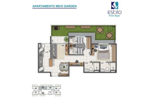 ESTILO-PONTA-NEGRA_PLANTA-MEIO-GARDEN_4940m²-Riva-Incorporadora