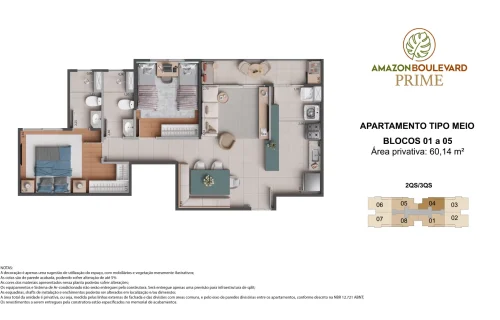 Planta-ApartamentoTipoMeio-AmazonBoulevardPrime