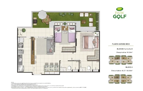 Planta-garden-meio-Park-Golf-Riva-Direcional